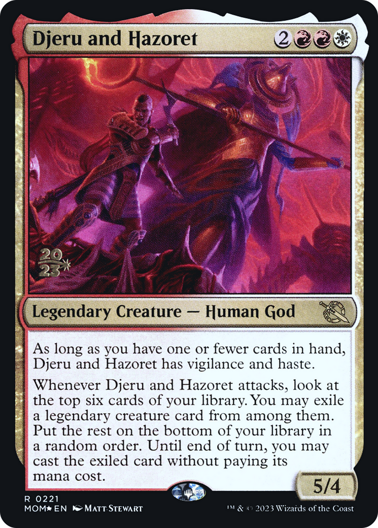 Djeru and Hazoret [March of the Machine Prerelease Promos] | Silver Goblin