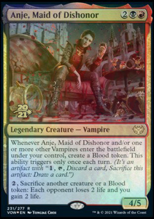 Anje, Maid of Dishonor [Innistrad: Crimson Vow Prerelease Promos] | Silver Goblin