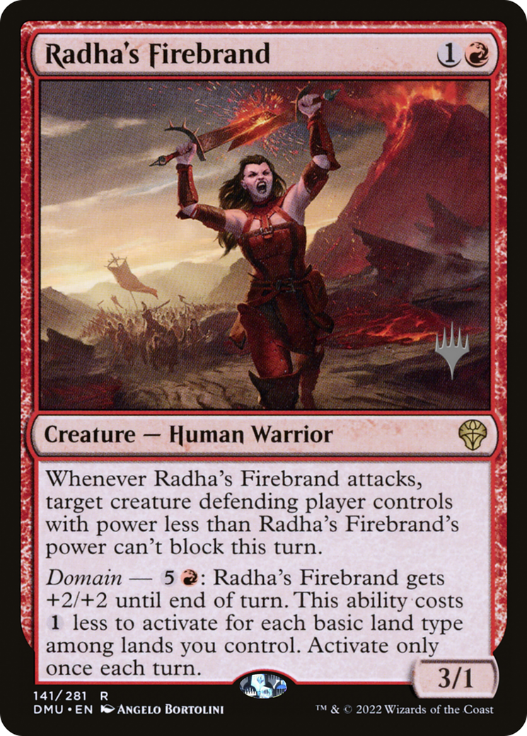 Radha's Firebrand (Promo Pack) [Dominaria United Promos] | Silver Goblin