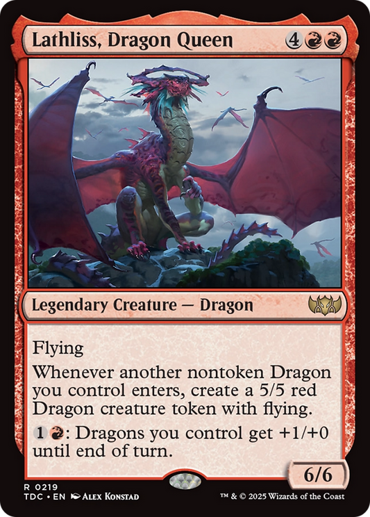 Lathliss, Dragon Queen (219) - Commander: Tarkir: Dragonstorm