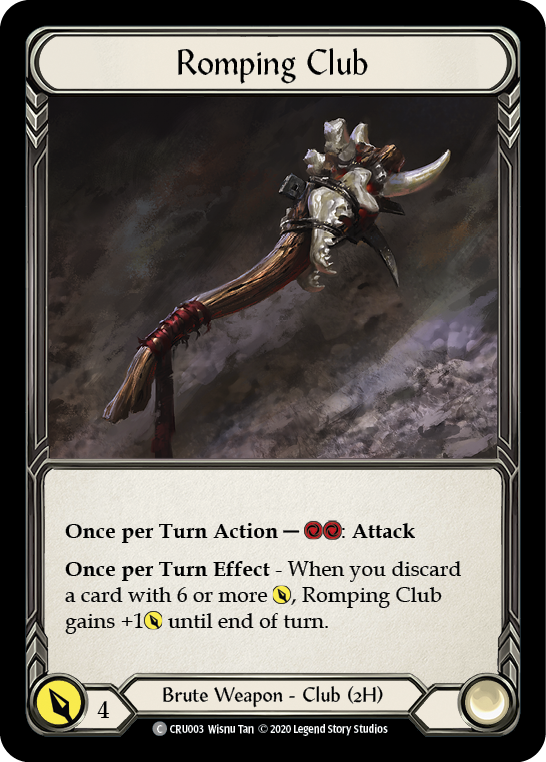 Romping Club [CRU003] (Crucible of War)  1st Edition Normal | Silver Goblin