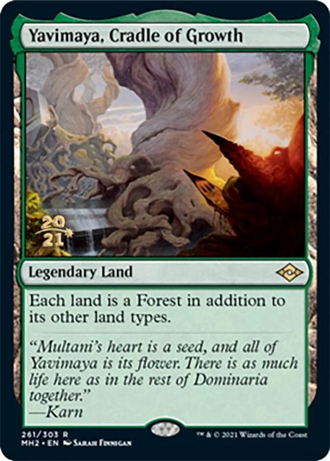 Yavimaya, Cradle of Growth [Modern Horizons 2 Prerelease Promos] | Silver Goblin