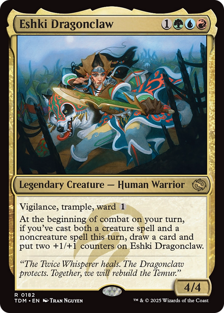 Eshki Dragonclaw (182) Foil - Tarkir: Dragonstorm