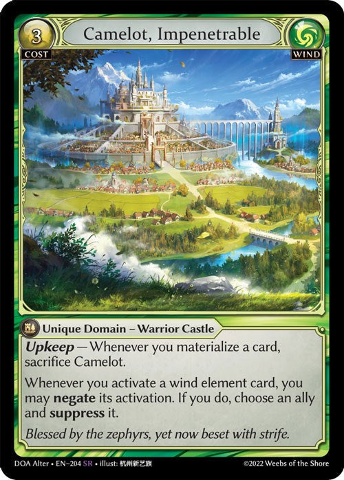 Camelot, Impenetrable (204) [Dawn of Ashes: Alter Edition] Foil