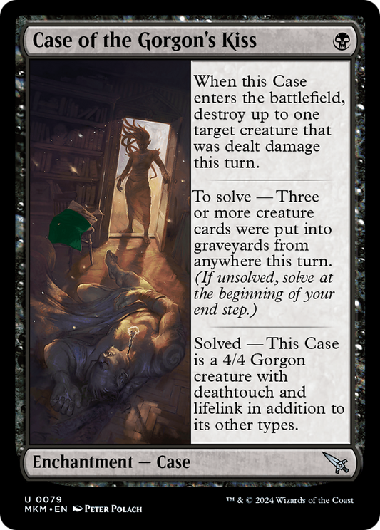 Case of the Gorgon's Kiss (Green) [Murders at Karlov Manor] Foil