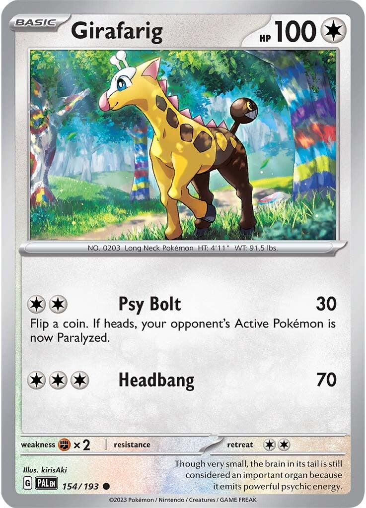 Girafarig (154/193) [Scarlet & Violet: Paldea Evolved] | Silver Goblin