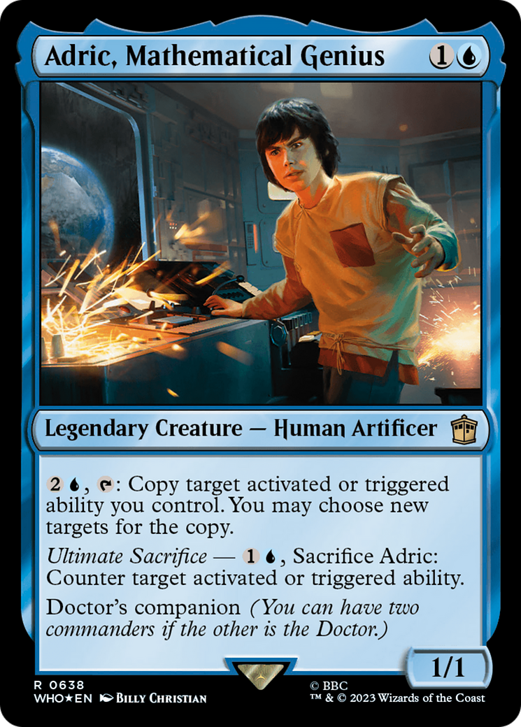 Adric, Mathematical Genius (Surge Foil) [Doctor Who] | Silver Goblin