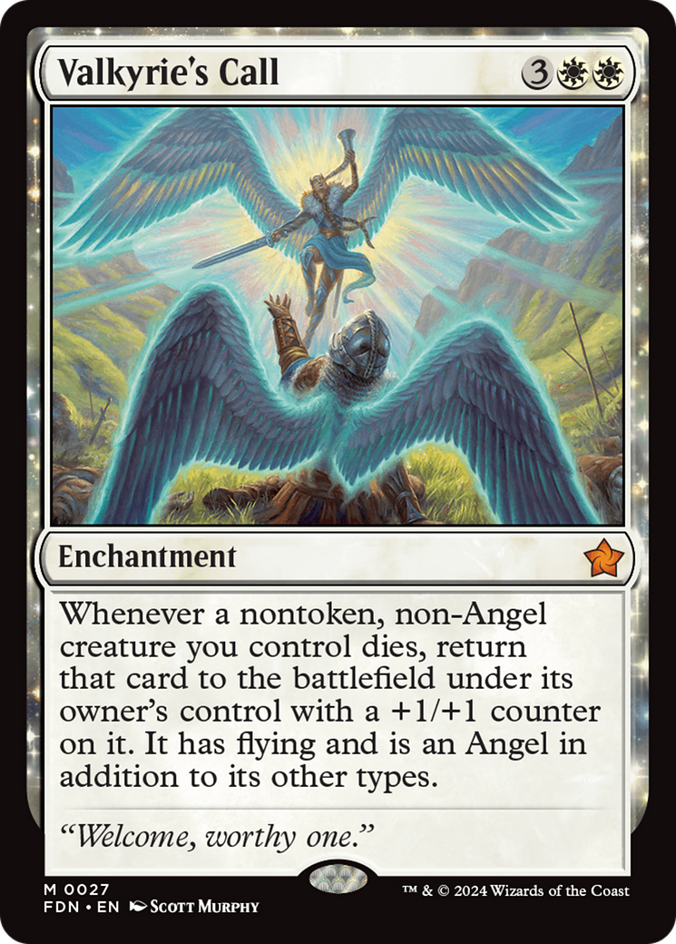 Valkyrie's Call [Foundations] Foil