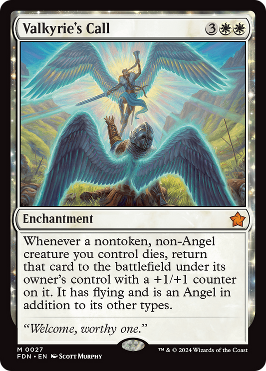Valkyrie's Call [Foundations] Foil