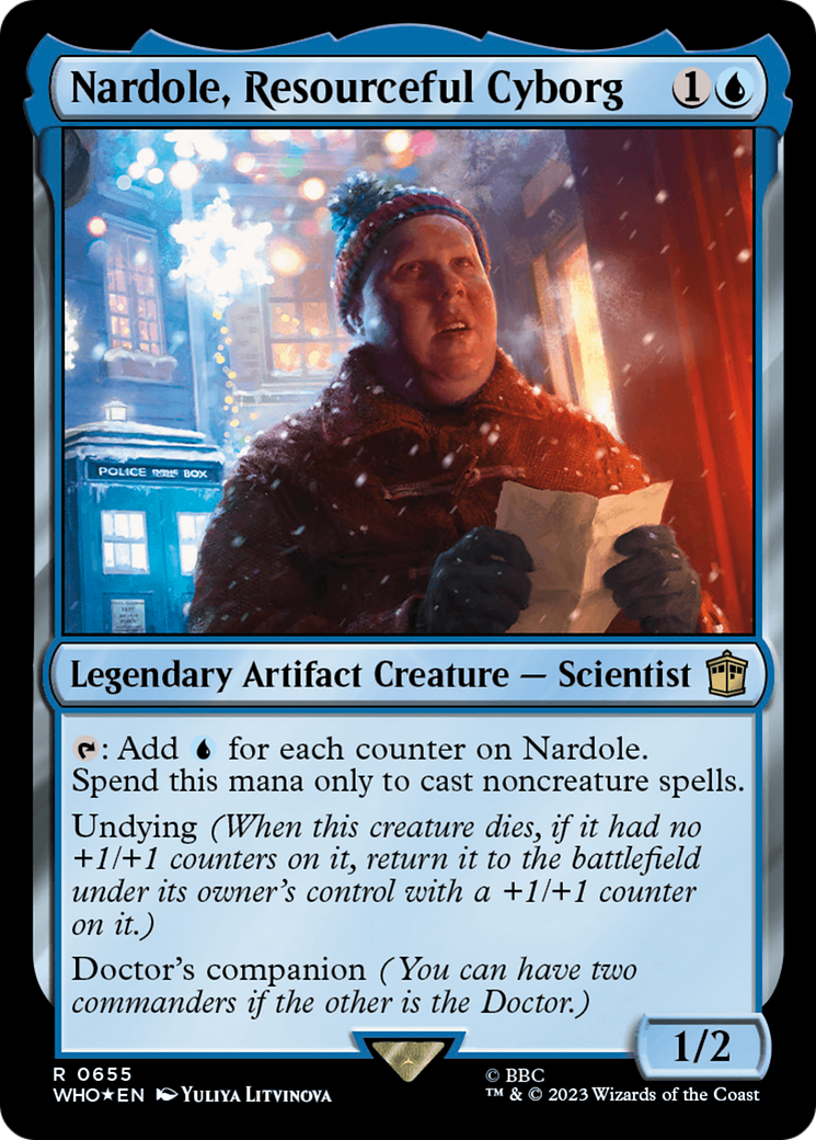 Nardole, Resourceful Cyborg (Surge Foil) [Doctor Who] | Silver Goblin