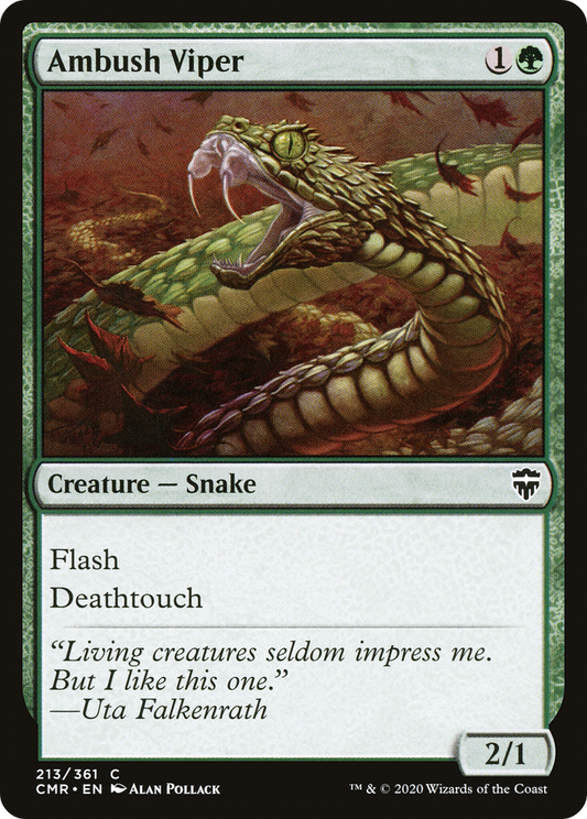 Ambush Viper [Commander Legends] Foil