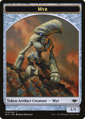 Spirit (016) // Myr (019) Double-Sided Token [Modern Horizons Tokens] | Silver Goblin