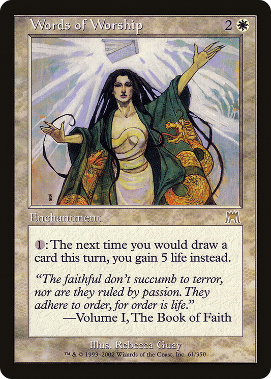 Words of Worship [Onslaught] Foil