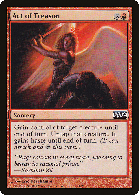 Act of Treason [Magic 2012] Foil