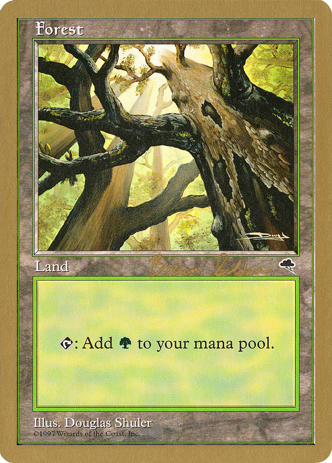 Forest (bs347) (Brian Selden) [World Championship Decks 1998] | Silver Goblin