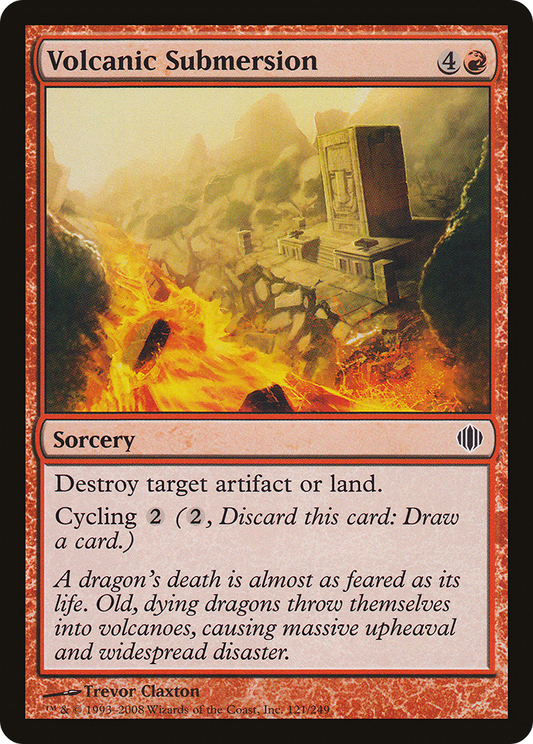 Volcanic Submersion [Shards of Alara] Foil