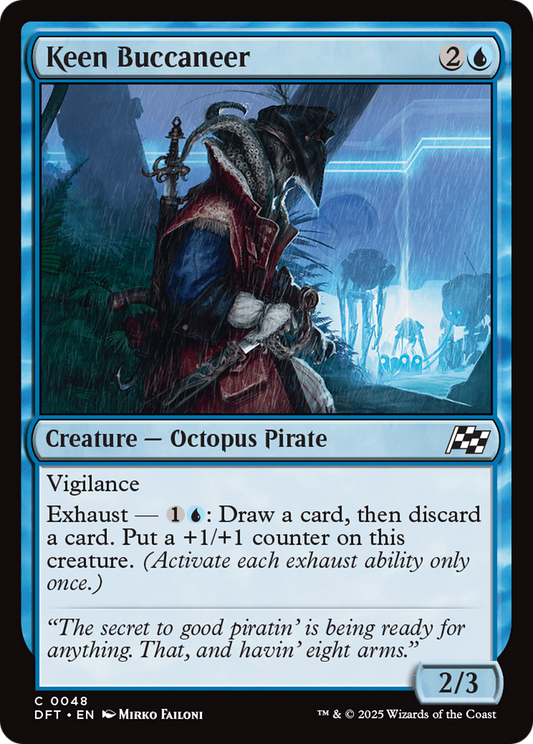 Keen Buccaneer Foil (048) - Aetherdrift