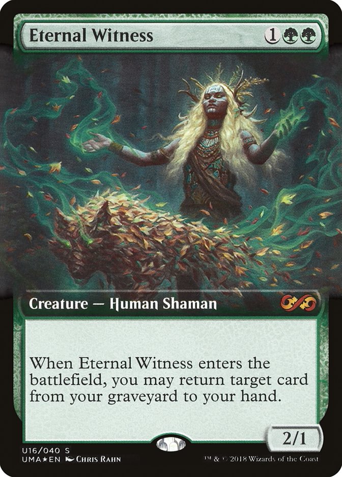 Eternal Witness (Topper) [Ultimate Masters Box Topper] | Silver Goblin