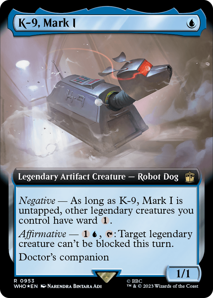 K-9, Mark I (Extended Art) (Surge Foil) [Doctor Who] | Silver Goblin