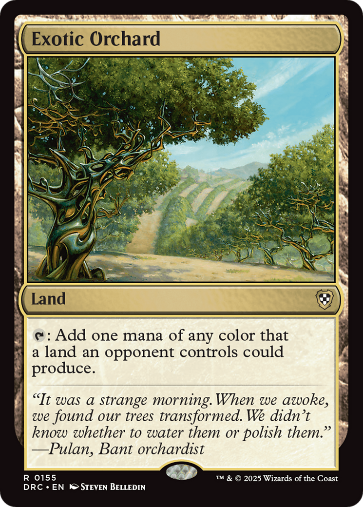 Exotic Orchard (155) - Commander: Aetherdrift
