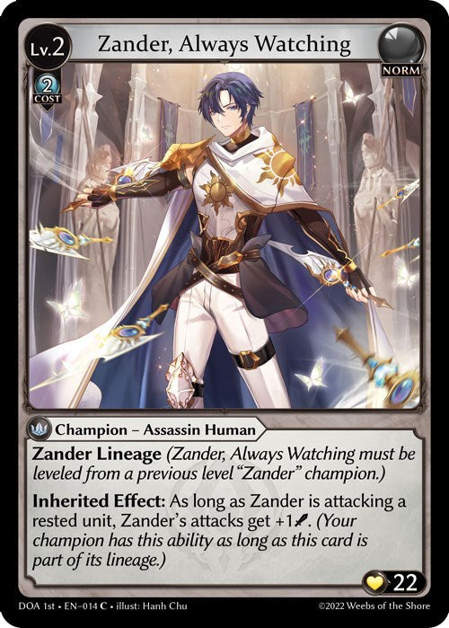 Zander, Always Watching (014) [Dawn of Ashes: 1st Edition] Foil