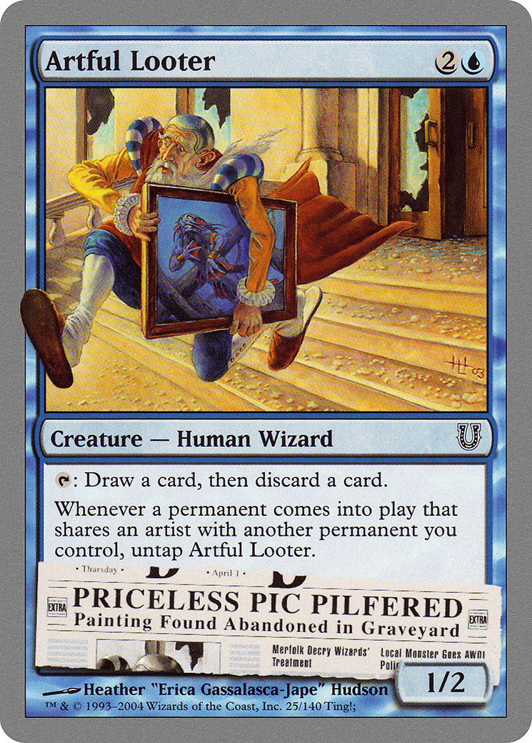 Artful Looter [Unhinged] Foil