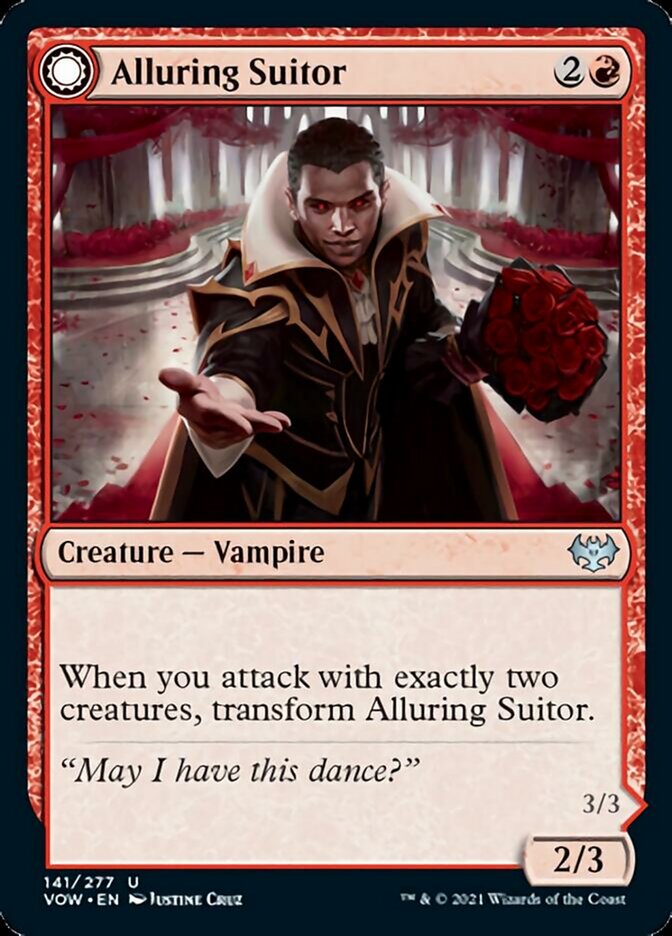 Alluring Suitor // Deadly Dancer [Innistrad: Crimson Vow] Foil