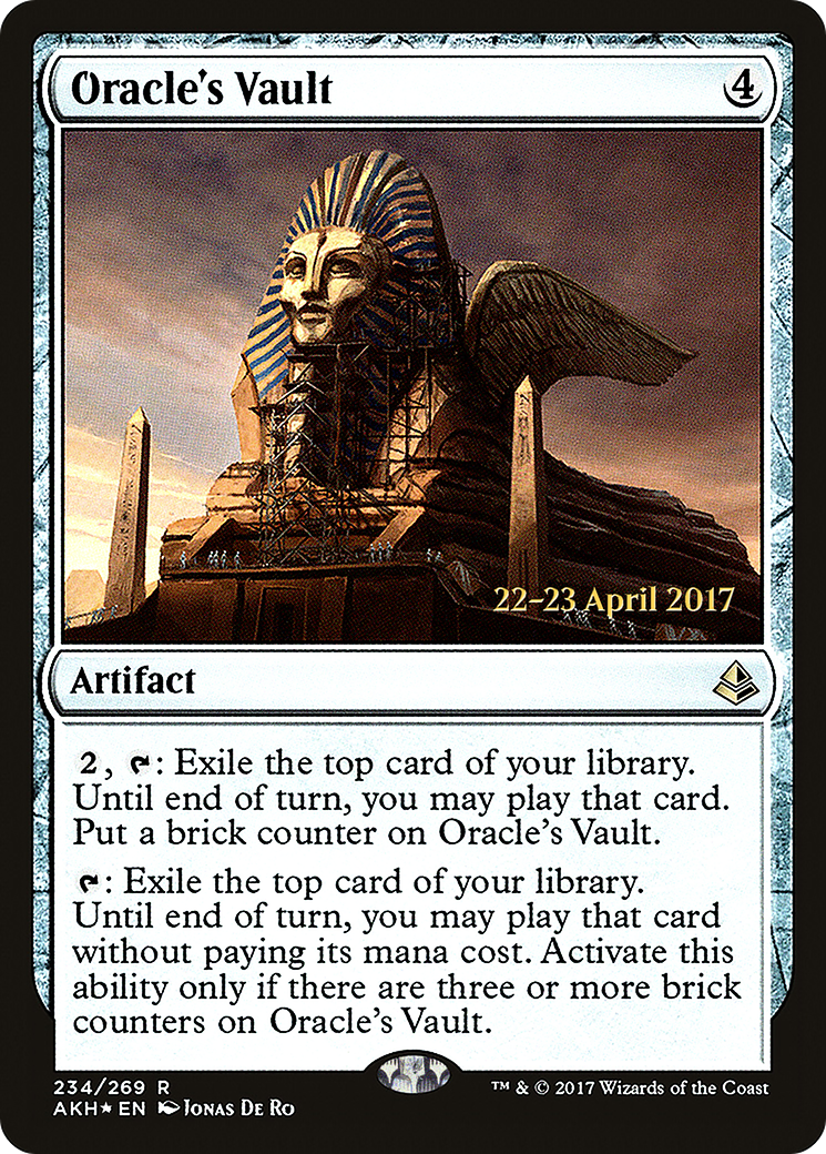 Oracle's Vault [Amonkhet Prerelease Promos] | Silver Goblin