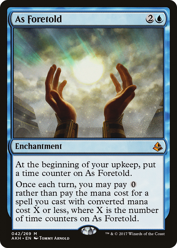 As Foretold [Amonkhet] | Silver Goblin