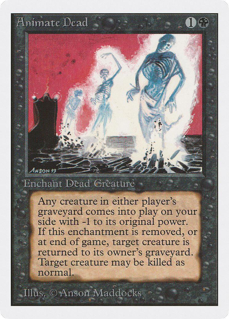 Animate Dead [Unlimited Edition] | Silver Goblin