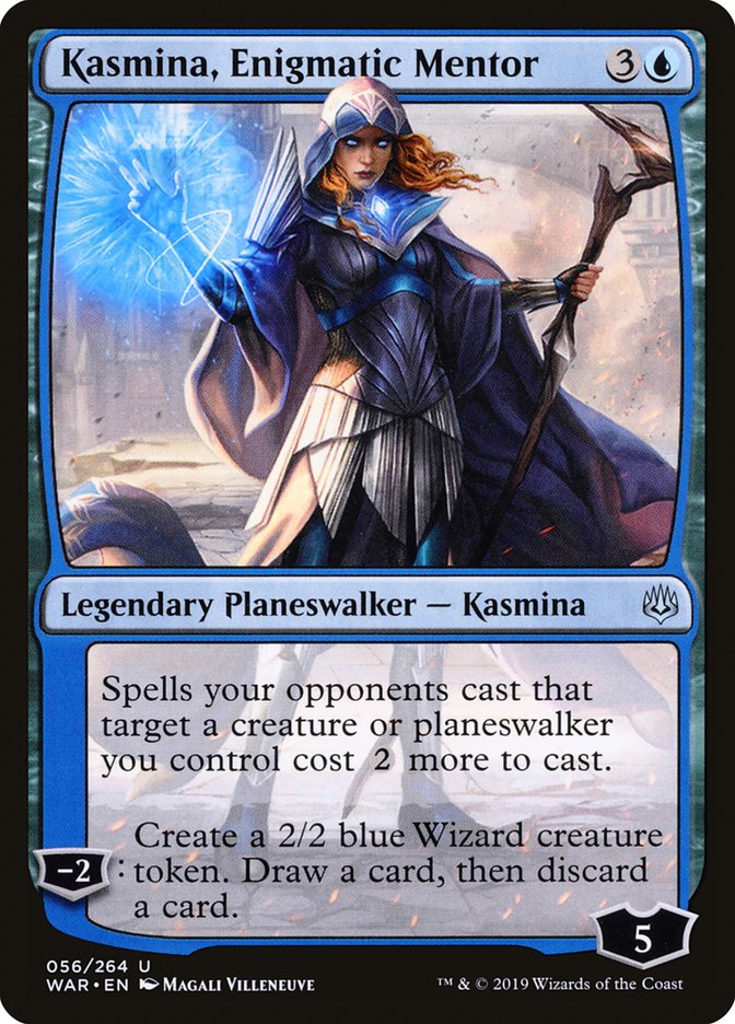 Kasmina, Enigmatic Mentor [War of the Spark] | Silver Goblin