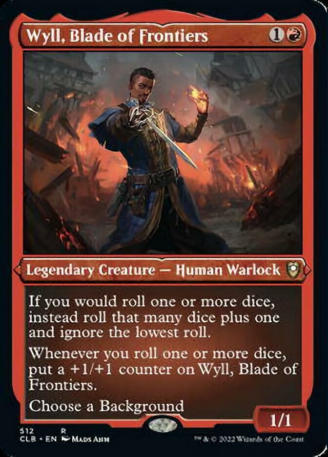 Wyll, Blade of Frontiers (Foil Etched) [Commander Legends: Battle for Baldur's Gate] | Silver Goblin