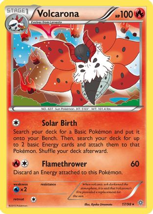 Volcarona (17/98) [XY: Ancient Origins] | Silver Goblin