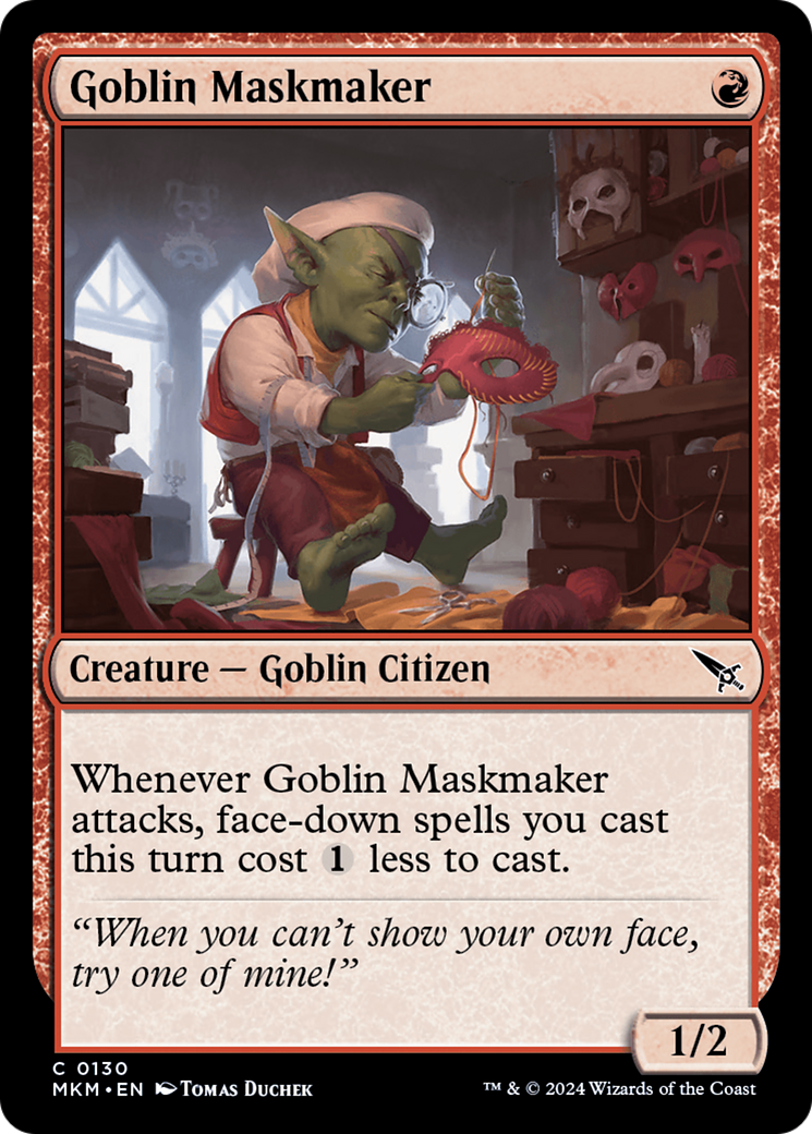 Goblin Maskmaker [Murders at Karlov Manor] | Silver Goblin