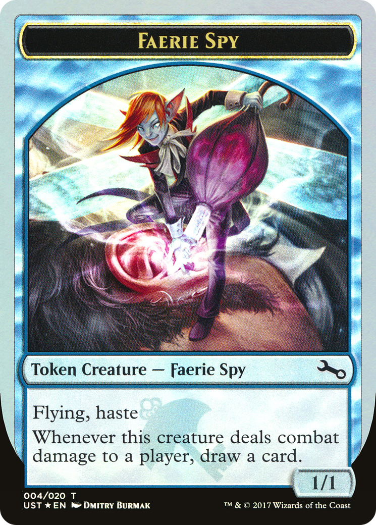 Faerie Spy Token [Unstable Tokens] | Silver Goblin