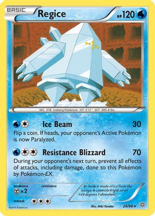 Regice (24/98) [XY: Ancient Origins] | Silver Goblin