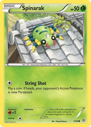 Spinarak (5/98) [XY: Ancient Origins] | Silver Goblin