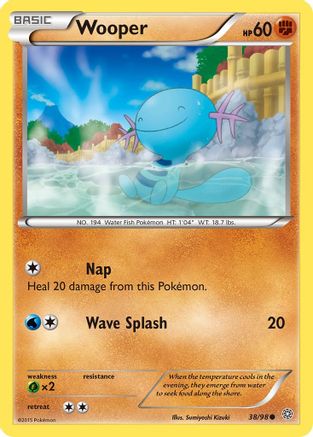 Wooper (38/98) [XY: Ancient Origins] | Silver Goblin