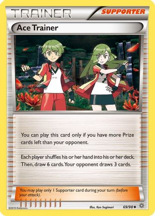 Ace Trainer (69) Reverse Holofoil - XY  Ancient Origins