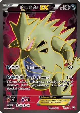 Tyranitar EX (91/98) [XY: Ancient Origins] | Silver Goblin