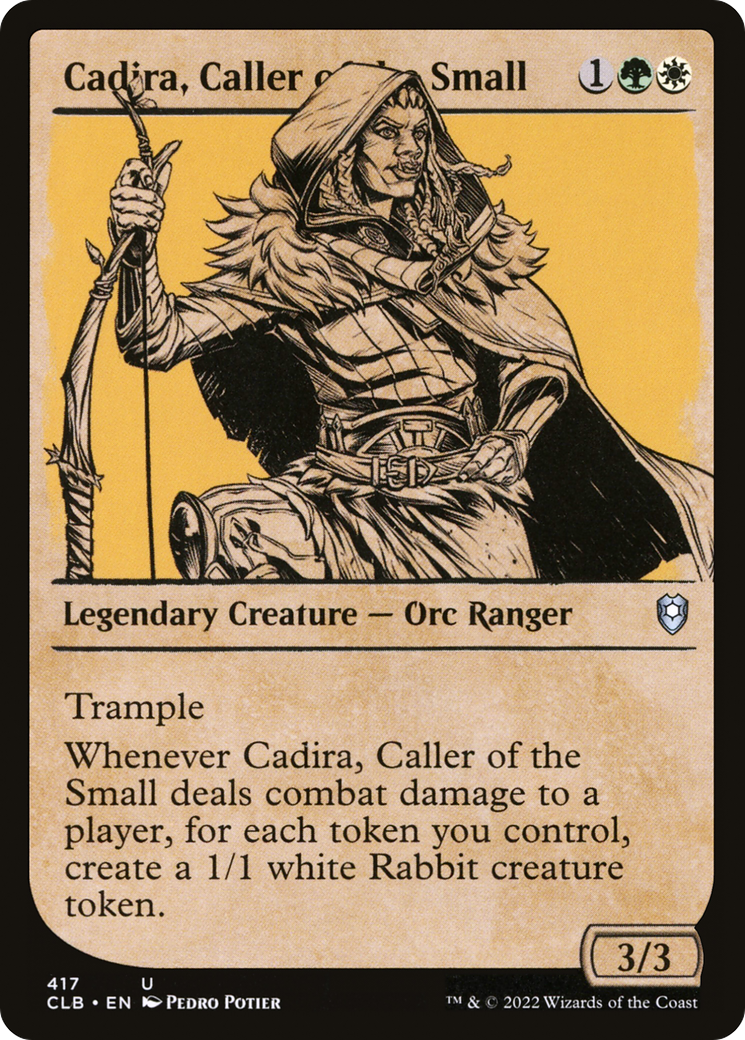 Cadira, Caller of the Small (Showcase) [Commander Legends: Battle for Baldur's Gate] | Silver Goblin