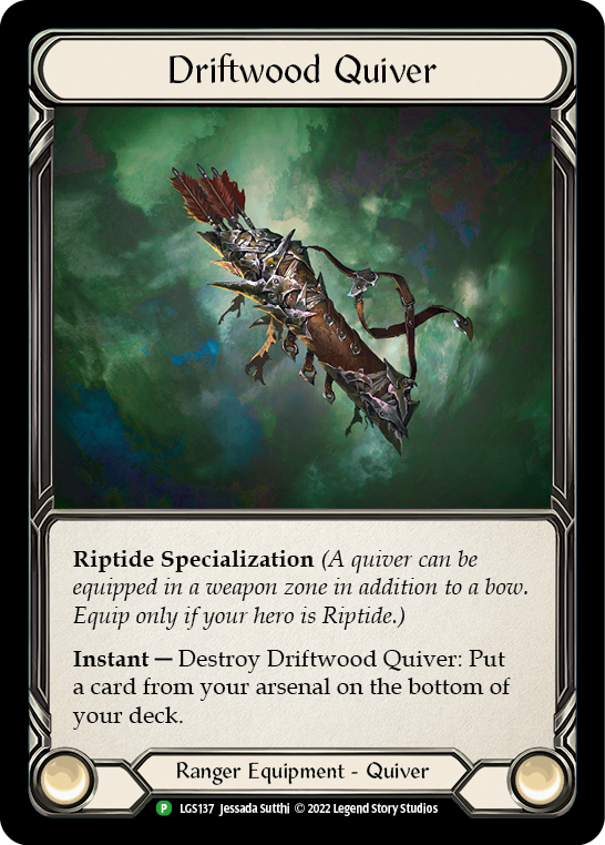 Driftwood Quiver [LGS137] (Promo)  Cold Foil | Silver Goblin