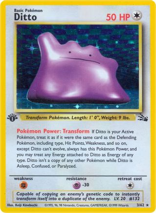 Ditto (3/62) [Fossil Unlimited] | Silver Goblin