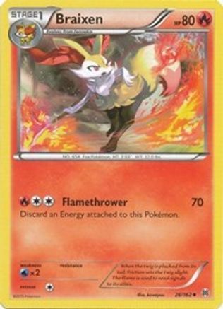 Braixen (26/162) [XY: BREAKthrough] | Silver Goblin