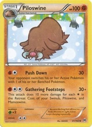 Piloswine (81/162) [XY: BREAKthrough] | Silver Goblin