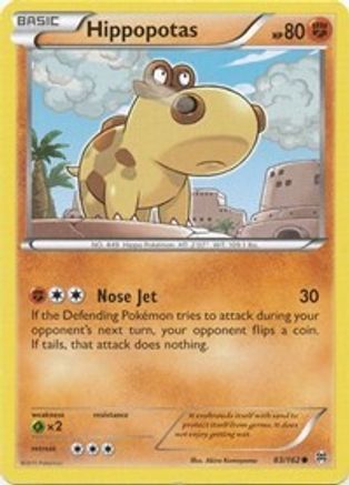 Hippopotas (83/162) [XY: BREAKthrough] | Silver Goblin