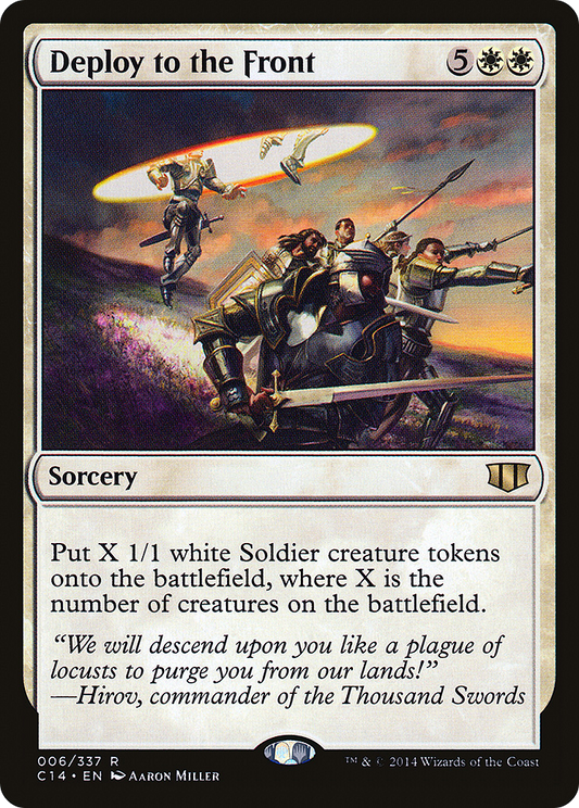 Deploy to the Front [Commander 2014]