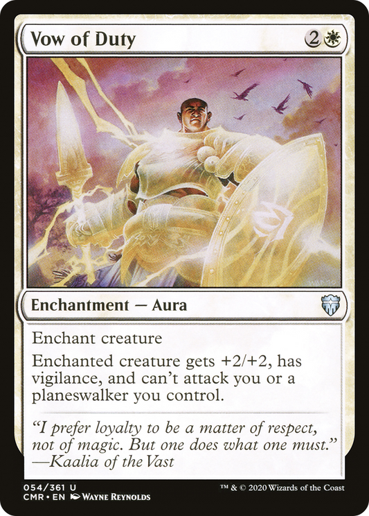 Vow of Duty [Commander Legends] Foil