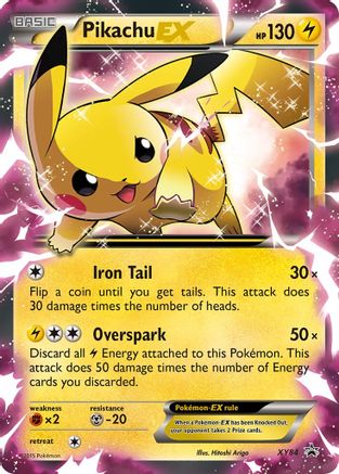 Pikachu EX - XY84 (XY84) Holofoil - XY Promos