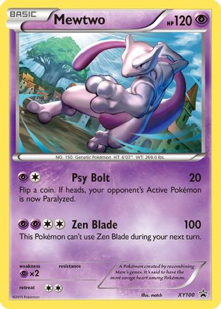 Mewtwo - XY100 (XY100) Holofoil - XY Promos